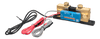Isometric view of Victron 1000A SmartShunt including measurement and communication cables