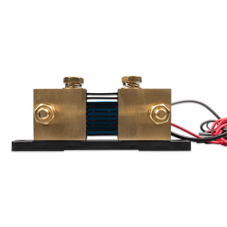 Rear view showing the shunt plates and black mounting base of the SmartShunt 1000A