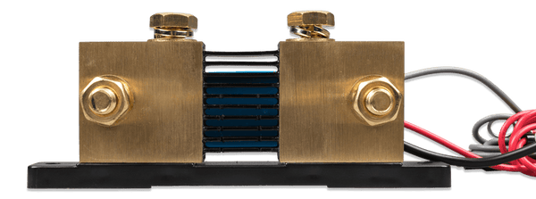 Rear view showing the shunt plates and black mounting base of the SmartShunt 1000A