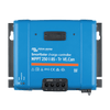 Front view of blue Victron SmartSolar MPPT 250/85-Tr charge controller with terminal connections