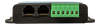 Connection face of the Victron VE.Bus BMS V2 showing RJ45 sockets and 6-way terminal