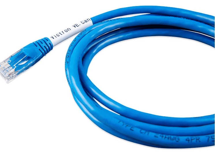 Blue 1.8m VE.Can to CAN-bus BMS Type B communication cable with RJ45 connector