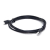 Coiled 1.8m black VE.Direct cable with 4-pin white connectors