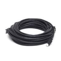 Coiled 10m black VE.Direct cable with 4-pin white connectors
