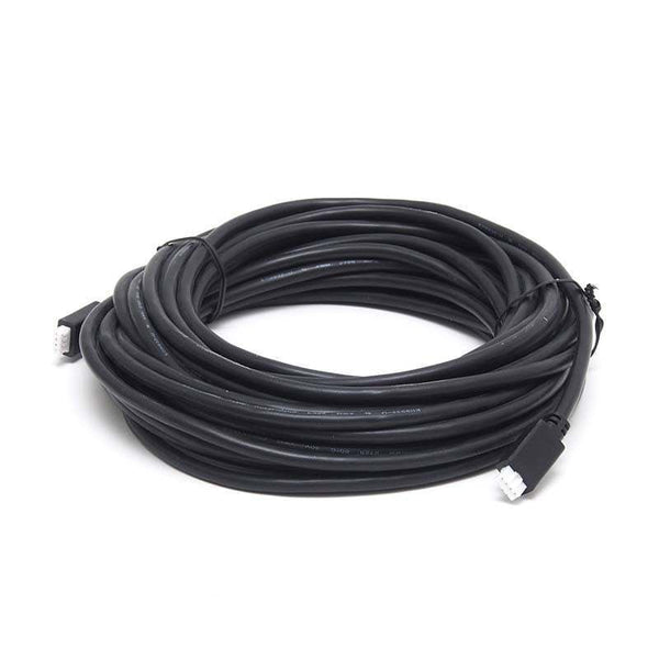 Coiled 10m black VE.Direct cable with 4-pin white connectors