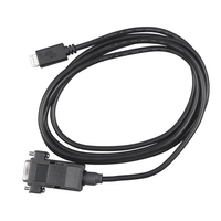 VE.Direct to RS232 interface cable featuring a white 4-pin connector and female DB9 serial plug