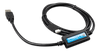 Perspective view of Victron VE.Direct to USB interface cable showing connector profiles Vic-ASS030530010