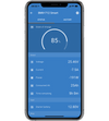 VictronConnect app on a smartphone showing live battery status from the BMV-712