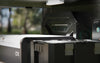 Interior 4WD canopy view showing the integrated light bar in use