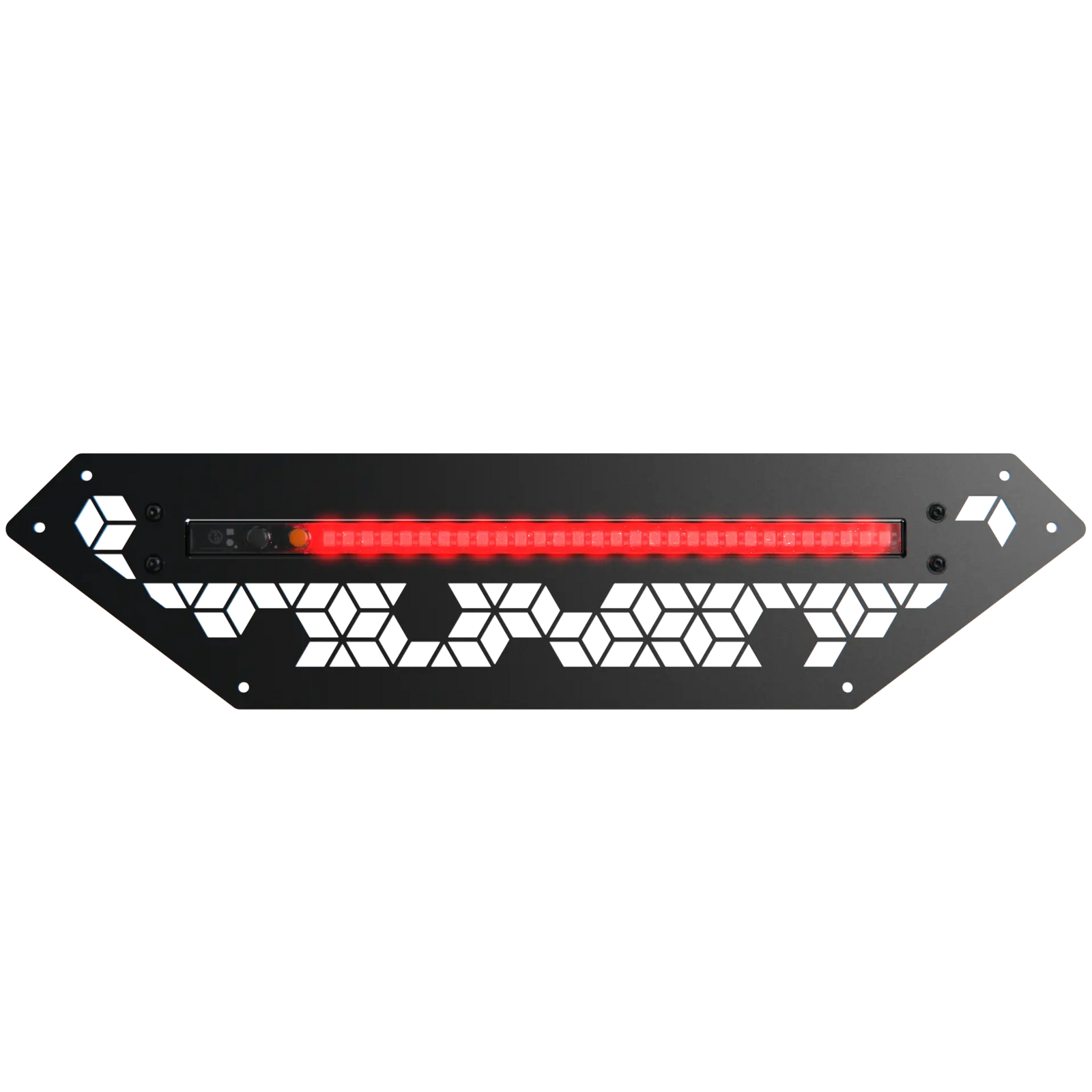 Enerdrive Voyager light bar kit showing the 6000K red night lighting mode