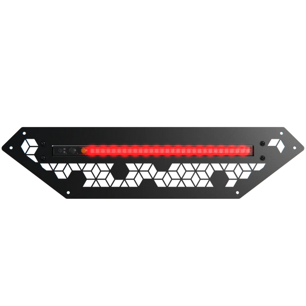 Enerdrive Voyager light bar kit showing the 6000K red night lighting mode