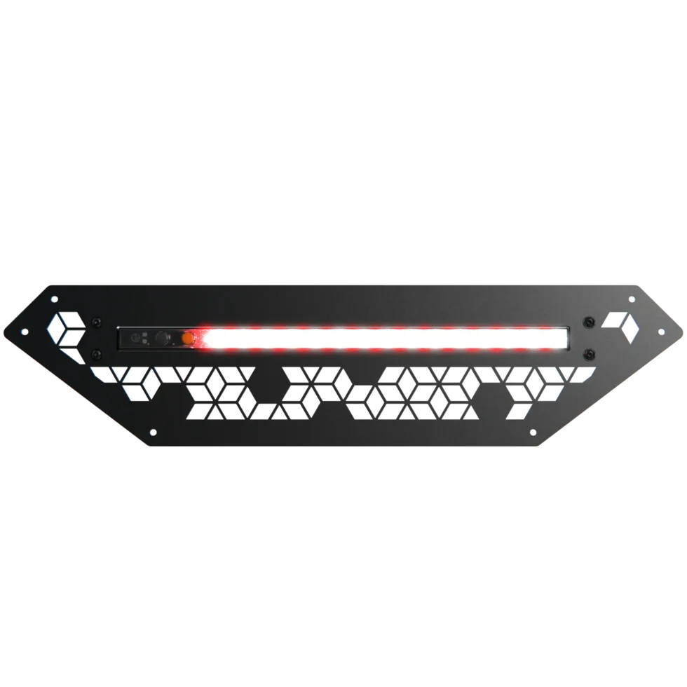 Enerdrive Voyager light bar kit showing the combined pink colour mix lighting mode