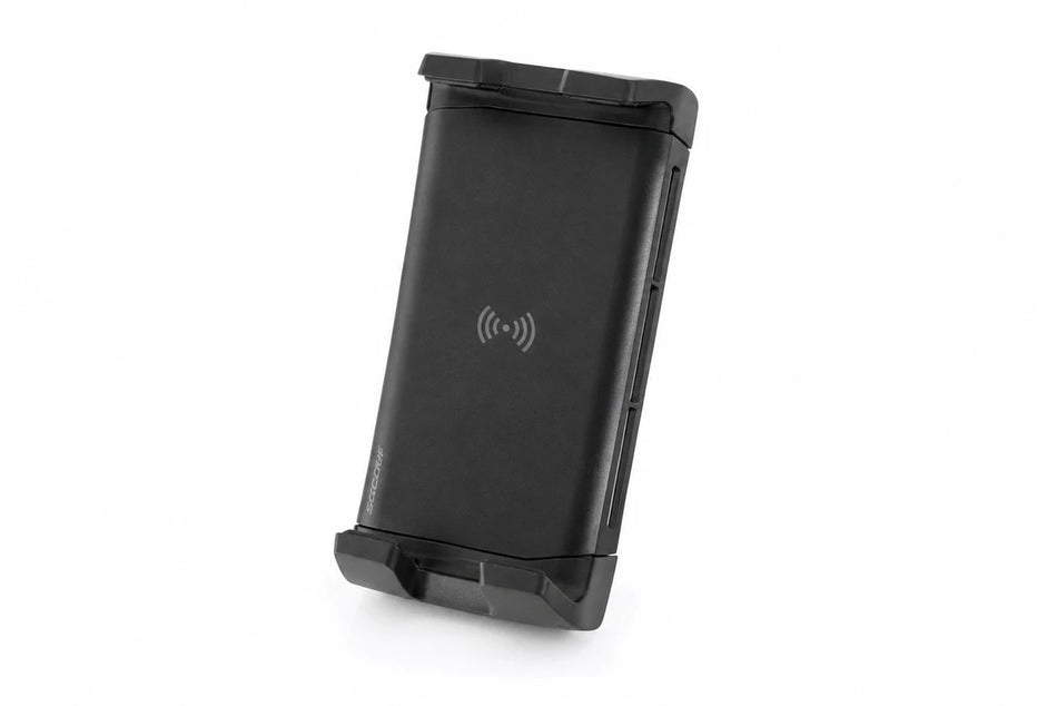 Scanstrut active grip waterproof wireless charger in black for wall mounting