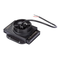 Top perspective of the waterproof wireless charger unit seated in its mounting frame