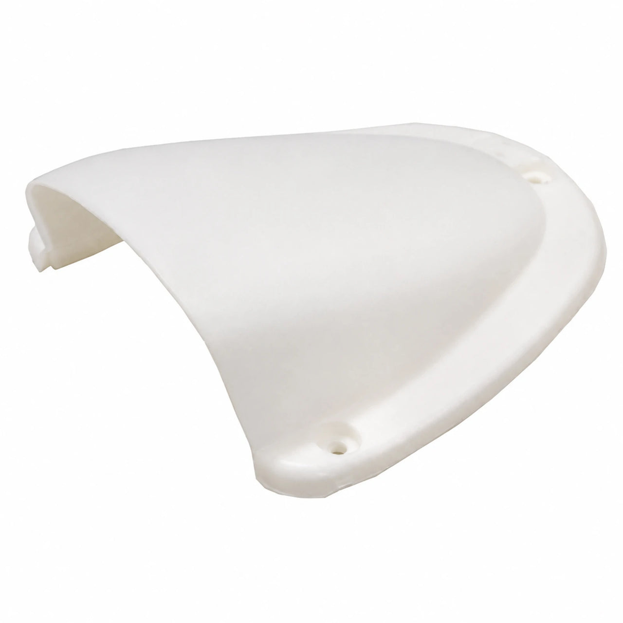 White UV stabilised marine grade nylon clamshell cable entry cover
