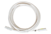 Coiled 2.5m white CMS connection lead with C style connectors