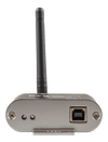 Close-up of the front panel on the Zigbee to USB converter module